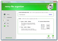 Music Organizing Rules